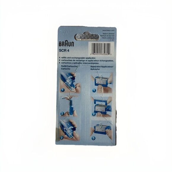 1 Pack Braun Shaving Conditioner 4 Refills SCR4 - Picture 2 of 9